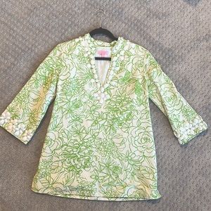 Lilly Pulitzer Beaded Tunic. Size 4